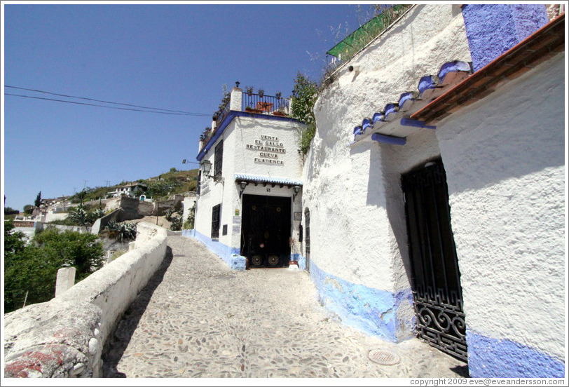 Venta el Gallo restaurant.  Camino del Sacromonte.