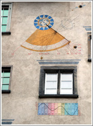 Detail, Haus Am Martinsplatz, Old Town, Chur.