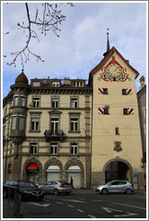 Oberator, a tower on the wall of Old Town, Chur.