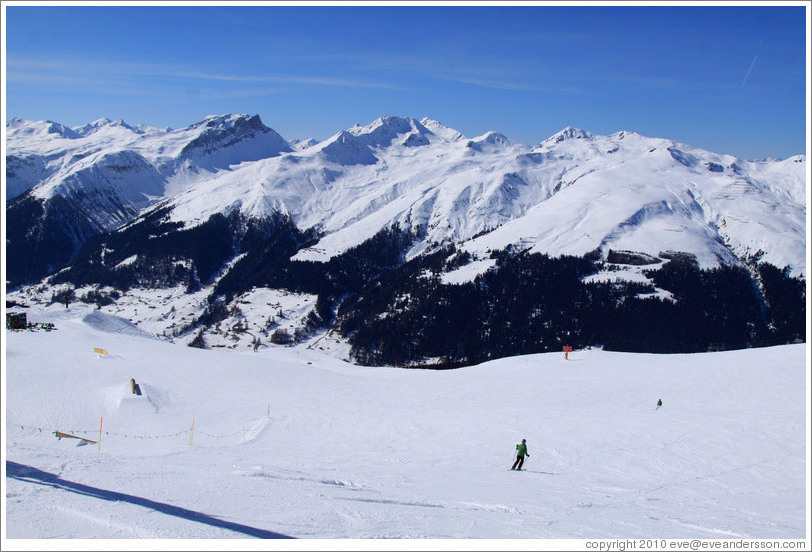 Jakobshorn, a skiing region of the Davos Klosters Mountains.