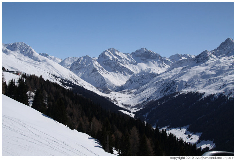 Jakobshorn, a skiing region of the Davos Klosters Mountains.