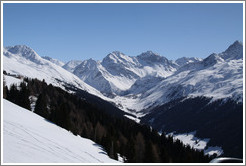 Jakobshorn, a skiing region of the Davos Klosters Mountains.