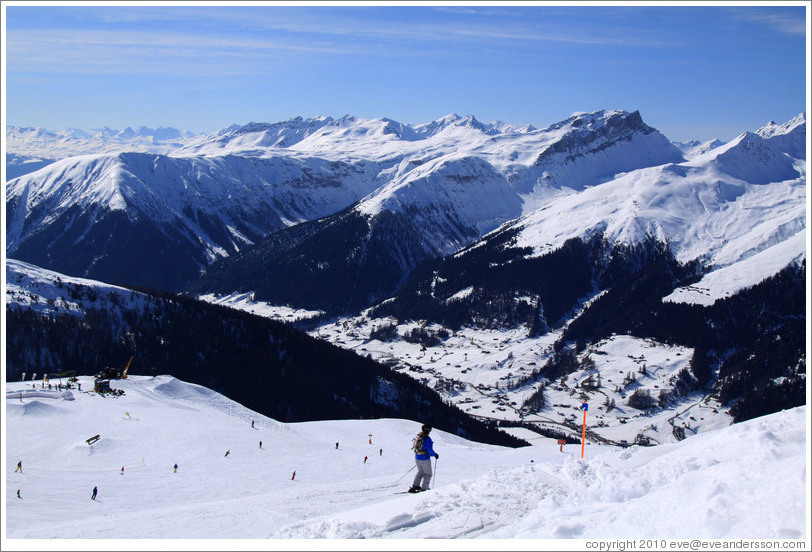 Jakobshorn, a skiing region of the Davos Klosters Mountains.