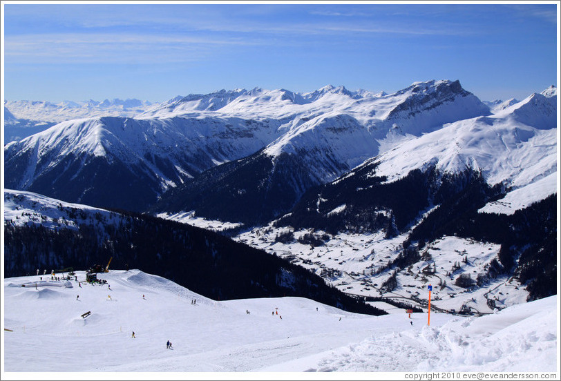 Jakobshorn, a skiing region of the Davos Klosters Mountains.