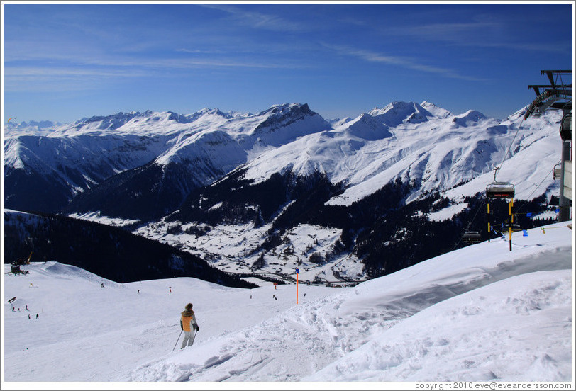 Jakobshorn, a skiing region of the Davos Klosters Mountains.