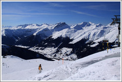 Jakobshorn, a skiing region of the Davos Klosters Mountains.