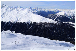 Jakobshorn, a skiing region of the Davos Klosters Mountains.