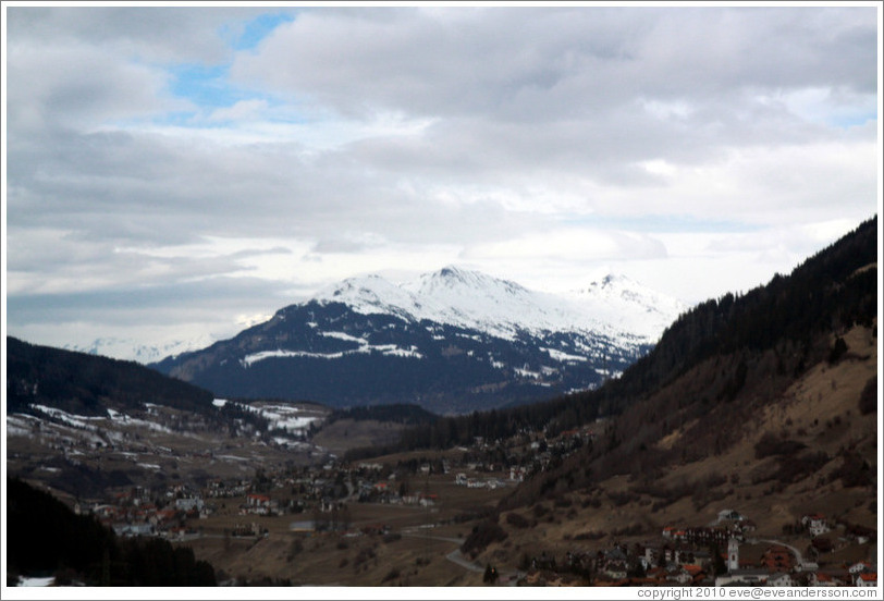 View from the Julier Pass.