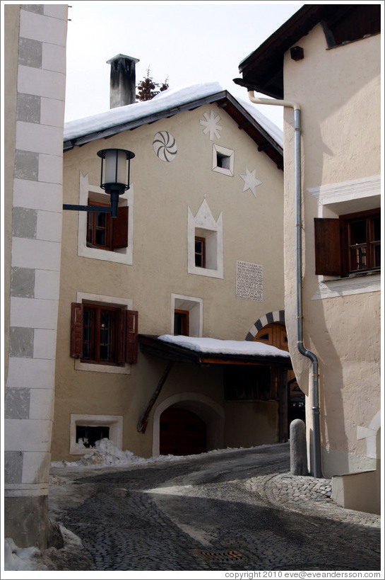 Romansh houses, Zuoz.