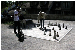 Chess players.  Lindenhof.  Altstadt (Old Town).