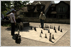 Chess players.  Lindenhof.  Altstadt (Old Town).