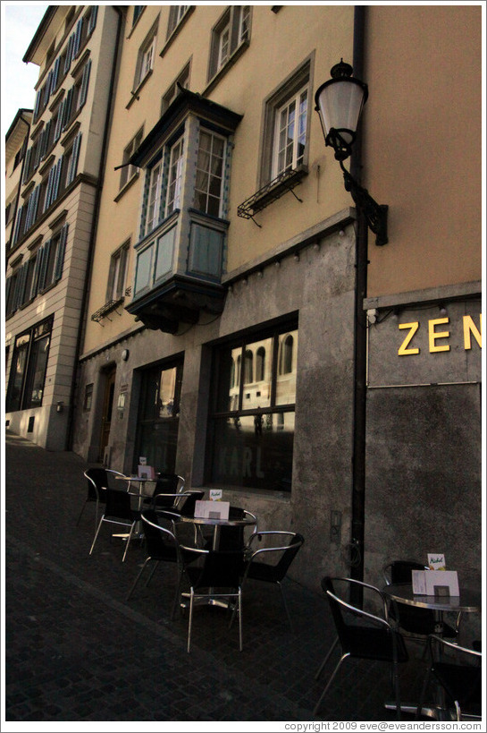 Bay window on Oberdorfstrasse.  Altstadt (Old Town).