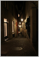 Spiegelgasse at night.  Altstadt (Old Town).