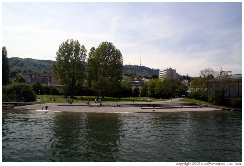 Zürichsee (Lake Zürich).