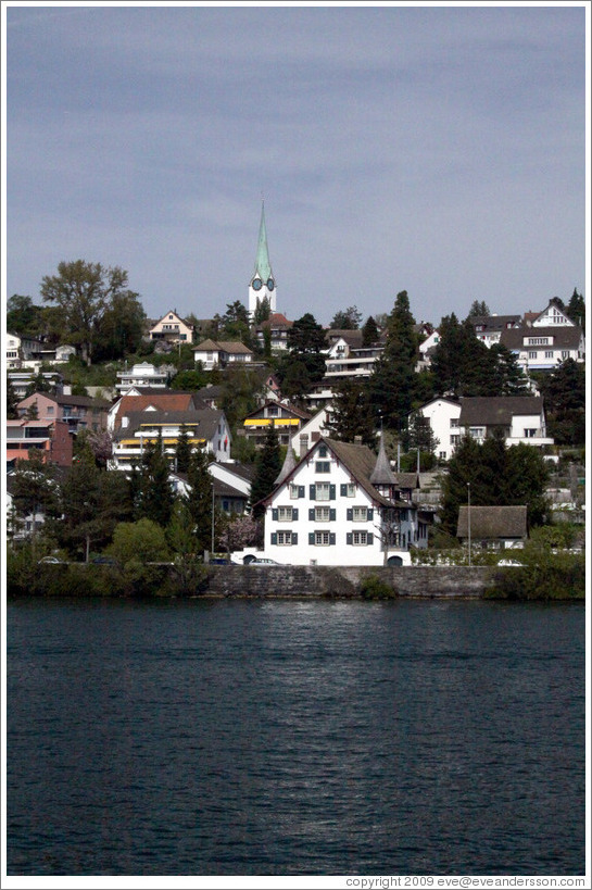 Waterfront at Zollikon.  Z?richsee (Lake Z?rich).