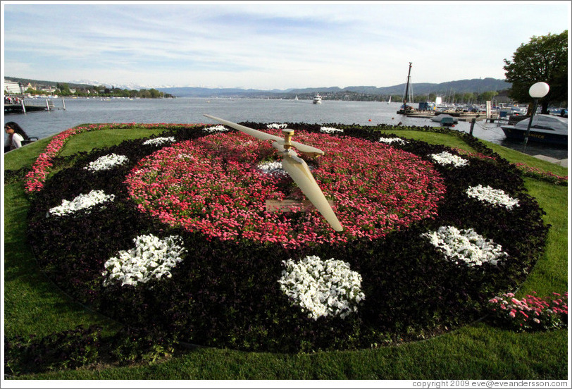 Switzerland Flower Clock