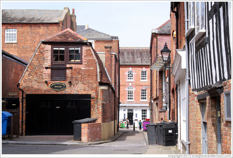 Apothecary House, at St. Clement St. and Little Minster St.
