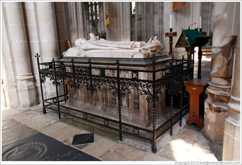 Mausoleum of Edward Harold Browne, Bishop of Winchester, Winchester Cathedral.
