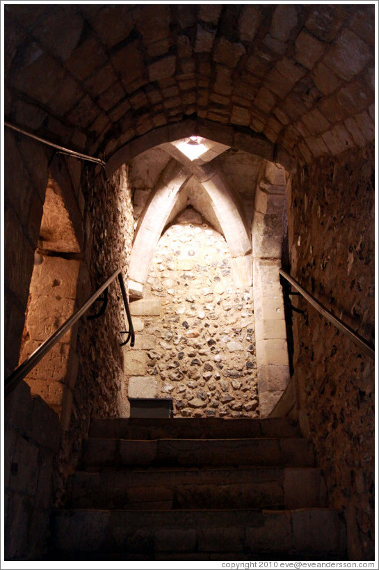 Stairs, interior of Westgate.