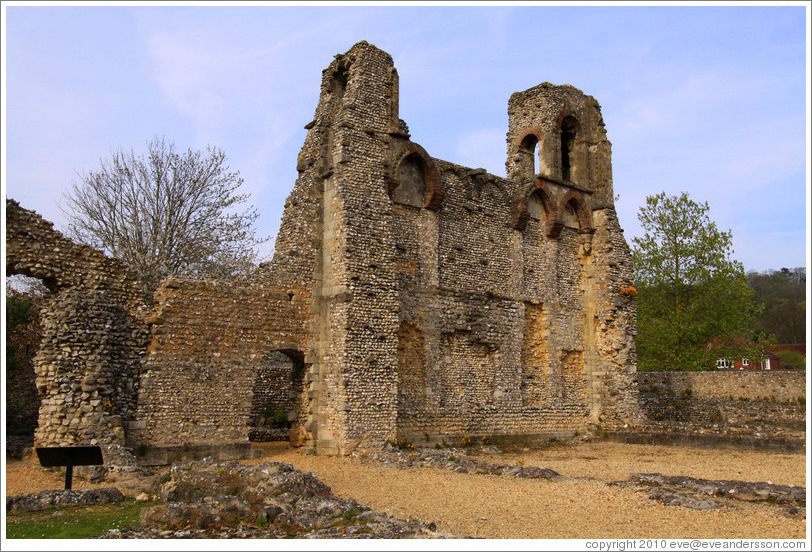 Remains of Wolvesey Castle, erected 1130-40.