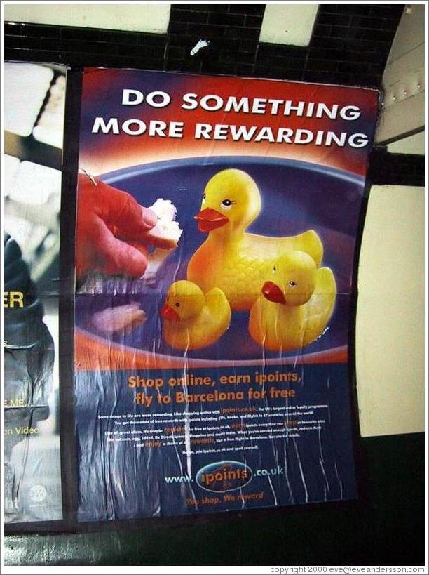 Tube. Rubber ducky ad.