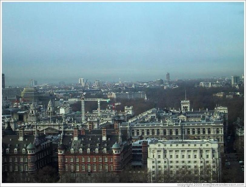 View from the London Eye.