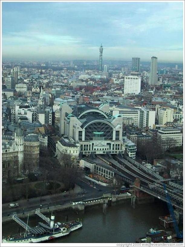 View from the London Eye.
