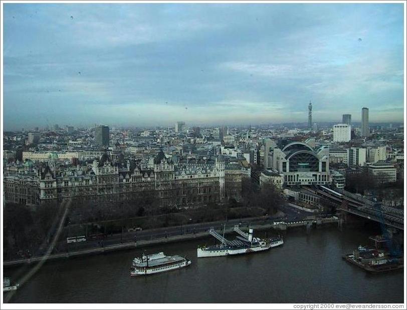 View from the London Eye.