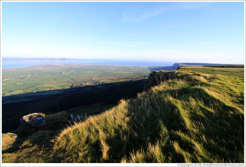 View from Binevenagh mountain.