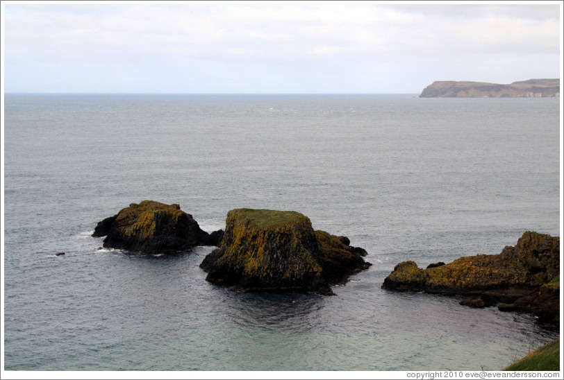 Small islands near Carrick-a-Rede Rope Bridge.