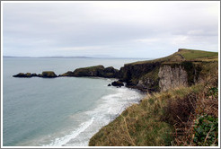 Landscape near Carrick-a-Rede Rope Bridge.