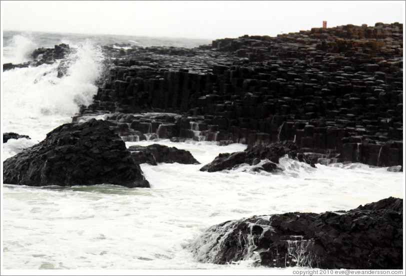 Rough waters, Giant's Causeway.