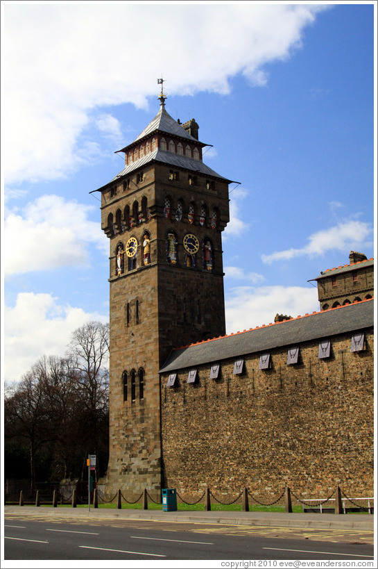 Clock Tower, Cardiff Castle.