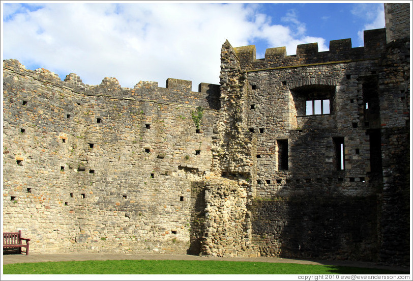 Interior, keep, Cardiff Castle.