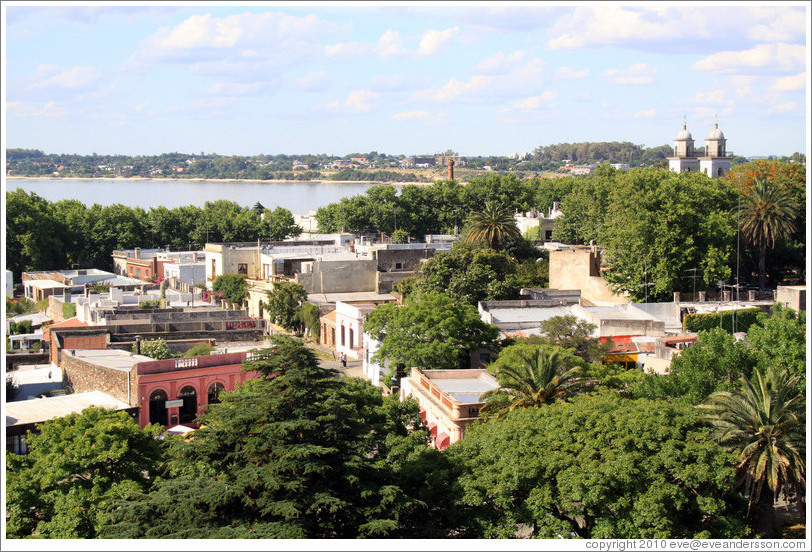 View of Barrio Hist?o (Old Town) from Lighthouse.