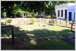 Ruins of the 18th century Casa de los Gobernadores Portugueses (House of the Portuguese Governors), Plaza Manuel Lobo, Barrio Hist?o (Old Town).