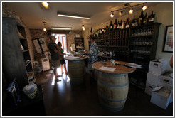 Hidden Creek Wine and Red Skye Winery tasting room.  Blacksmith Square.