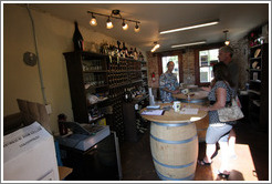 Hidden Creek Wine and Red Skye Winery tasting room.  Blacksmith Square.