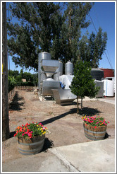 Machinery.  Bodegas Aguirre Winery.