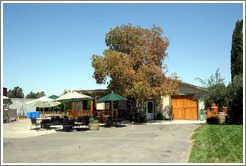 Tasting room.  Bodegas Aguirre Winery.