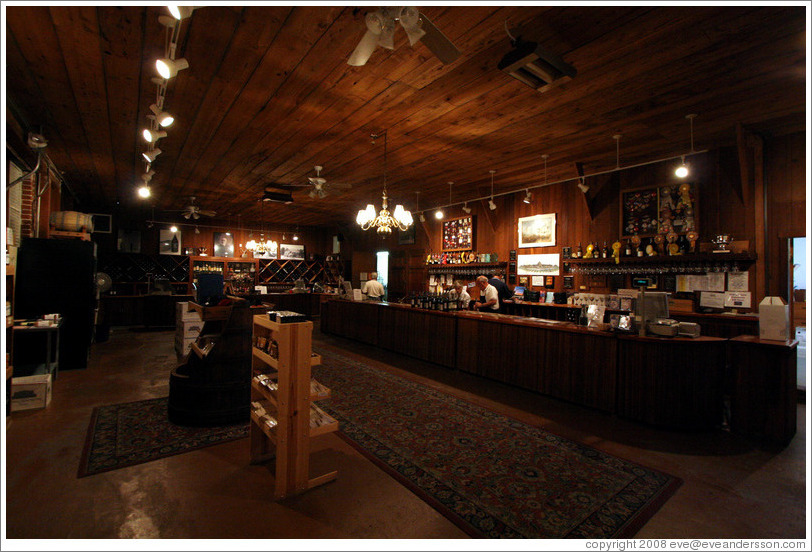 Tasting room.  Concannon Vineyard.