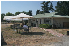 Tasting room.  Eckert Estate Winery.