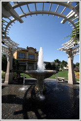 Fountain.  Downtown Livermore.