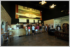 Tasting room.  Mitchell Katz Winery.