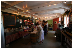 Tasting room.  Retzlaff Estate Winery.