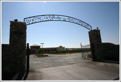 Entrance.  Ruby Hill Winery.