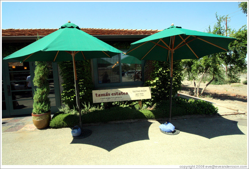 Tasting room.  Tam&aacute;s Estates.