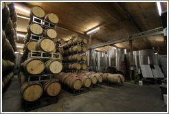Cold stabilization room.  Wente Vineyards Estate Winery.