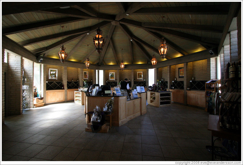 Tasting room.  Wente Vineyards Estate Winery.