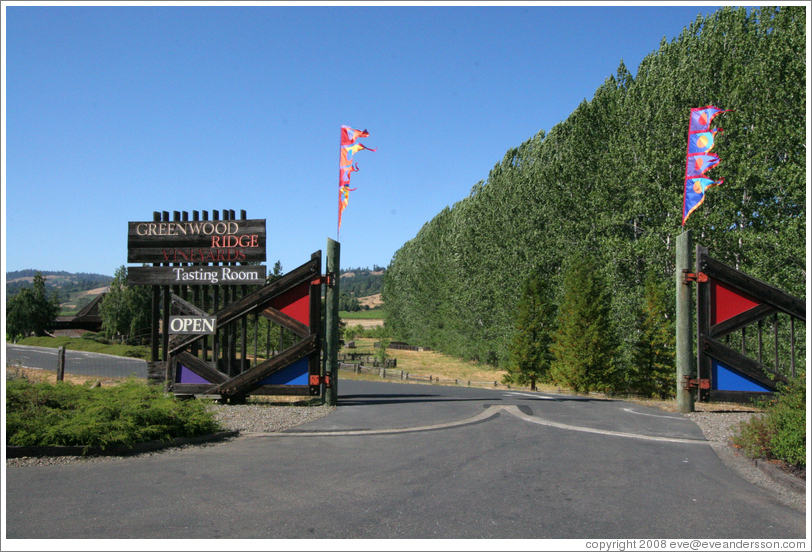 Greenwood Ridge Vineyards.